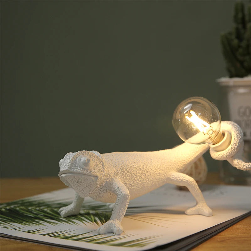 Chameleon Lizard Desk Light Deco Light Fixtures