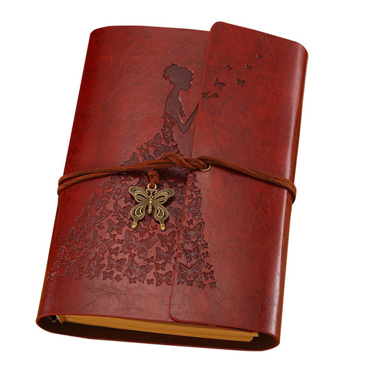 Princess Butterfly Leather Planner, Journal, Diary