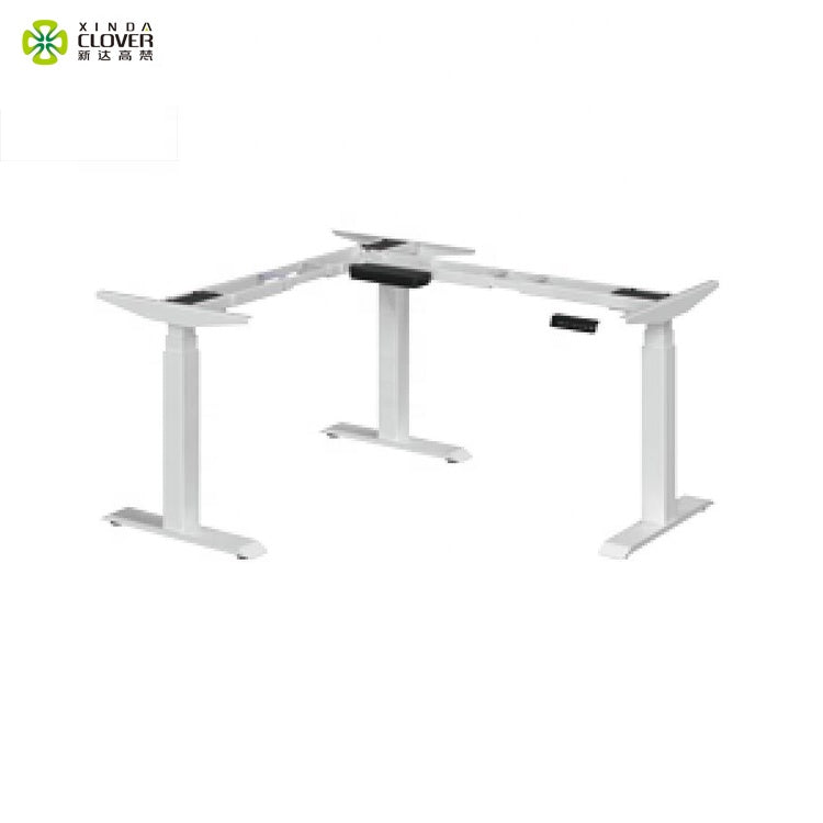 Stand Up Desk Adjustable Electric L Shape Office Desk Height Adjustable Desks