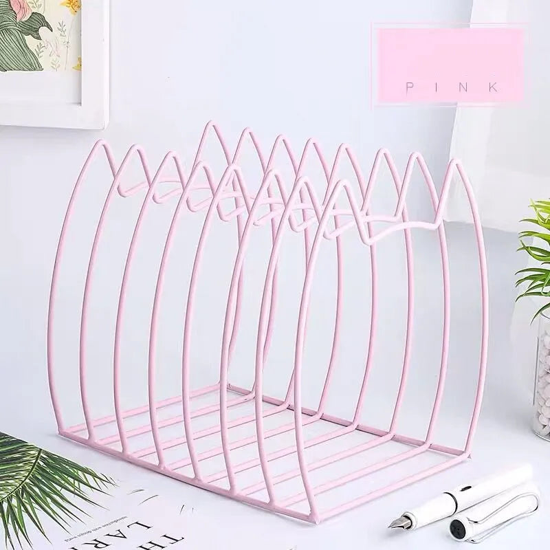 Sharkbang Creative Kawaii Cat Metal File Organizer, Magazine Rack