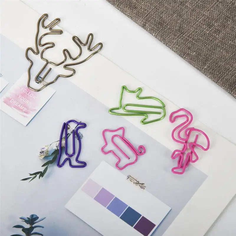 Gold / Copper Dachshund Doxie Dog Paper Clips