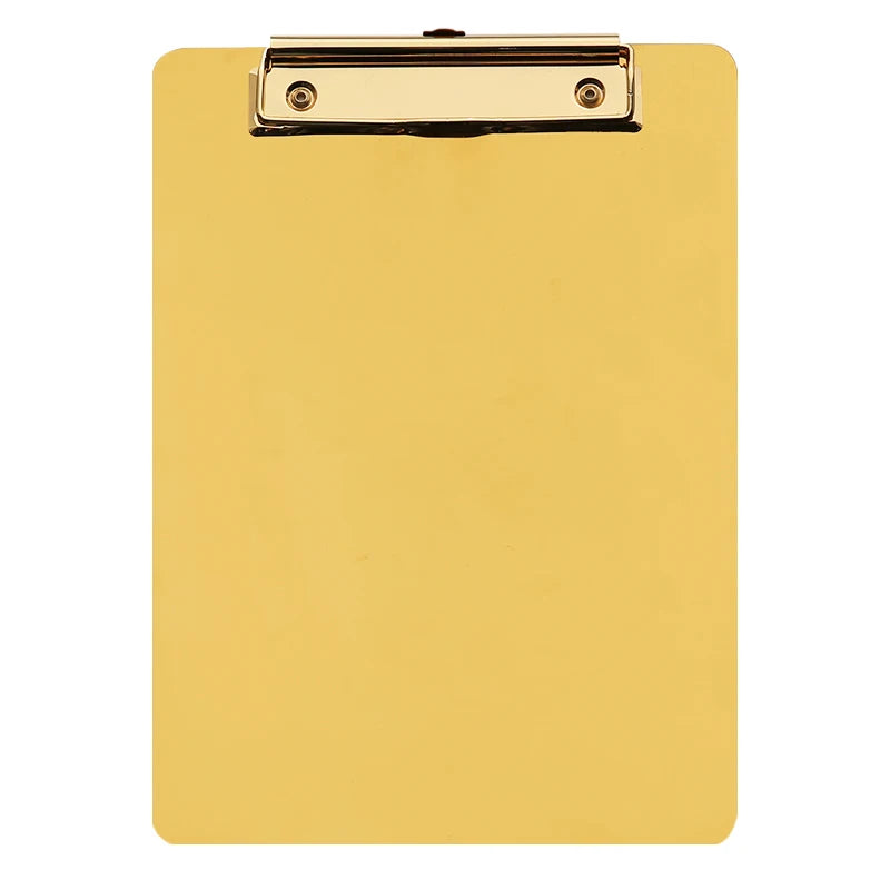 Nordic Stainless Steel Clipboard Metal Writing Board