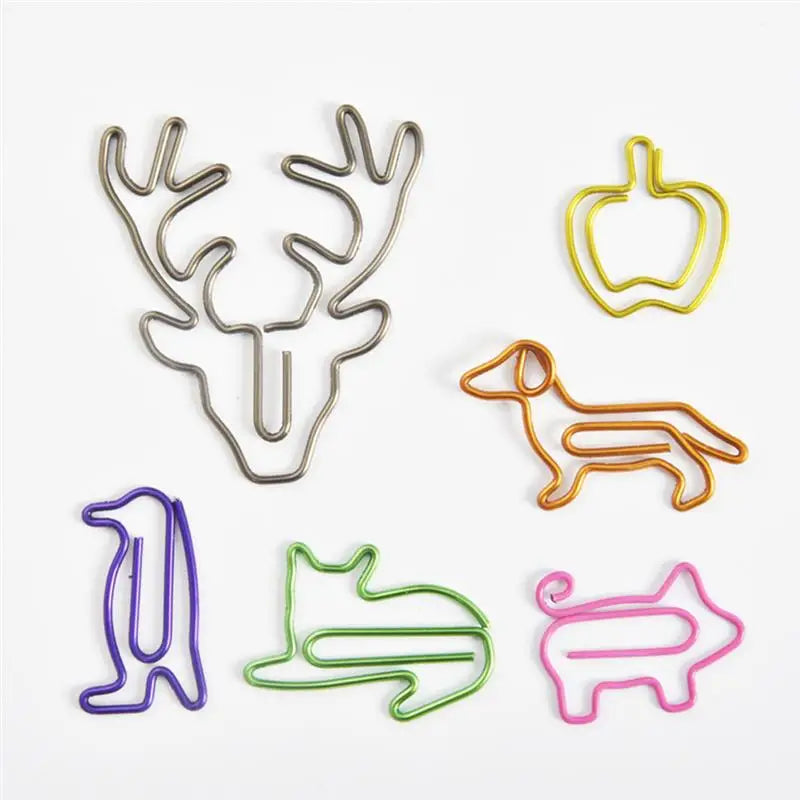 Gold / Copper Dachshund Doxie Dog Paper Clips