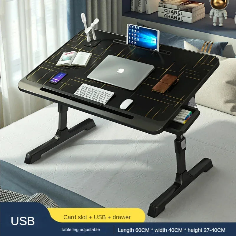 Plus-Sized Laptop Desk Foldable Bed Desk Dormitory Students Lap Desk