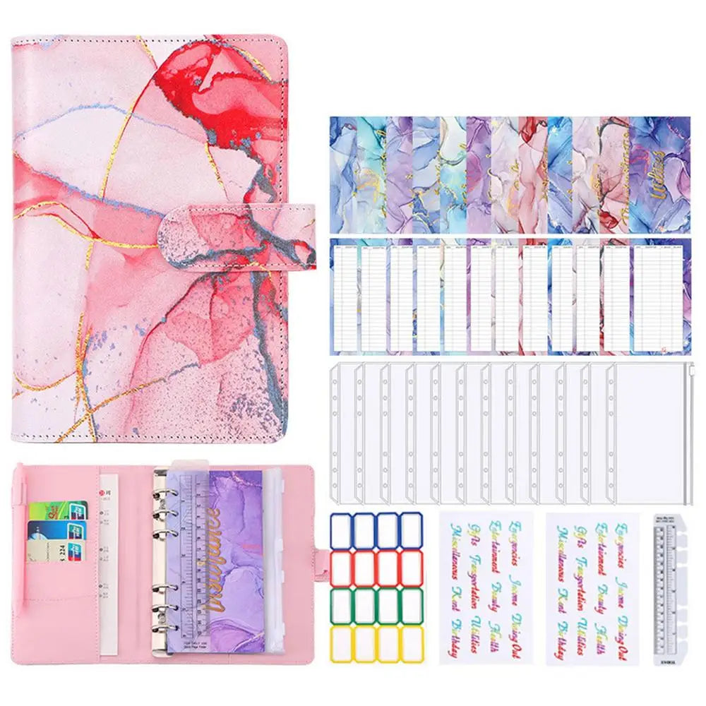 Budget Binder With Zipper Envelopes Planner Savings Binder Cash Envelopes