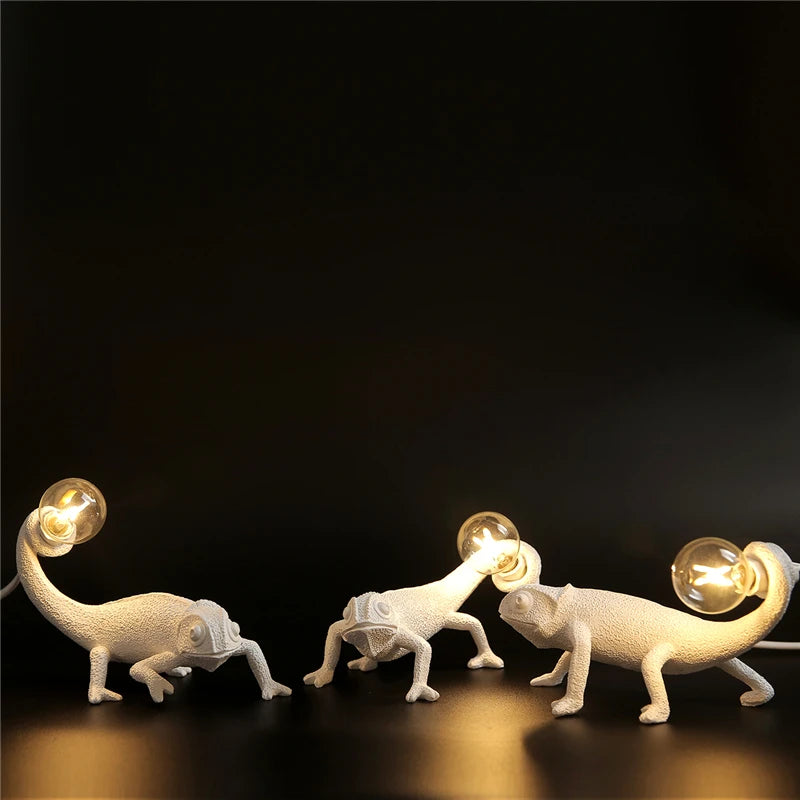 Chameleon Lizard Desk Light Deco Light Fixtures