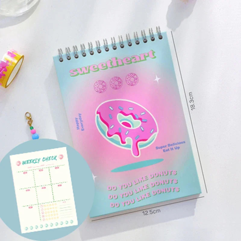 Weekly Planner Undated Spiral Planner Pouch 52 Weeks Soft Cover