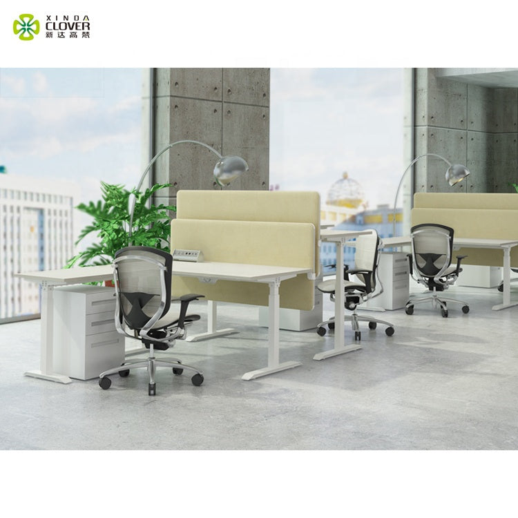 Stand Up Desk Adjustable Electric L Shape Office Desk Height Adjustable Desks