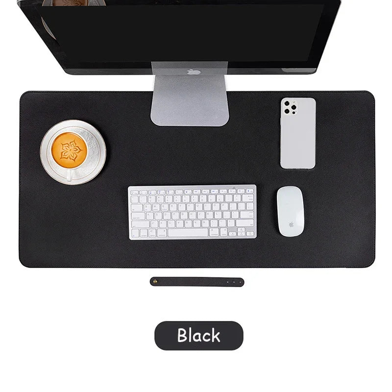 Large Size Office Desk Protector Mat PU Leather Waterproof