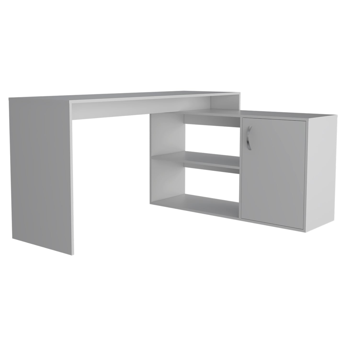 L-Shaped Desk Desti, Office, White