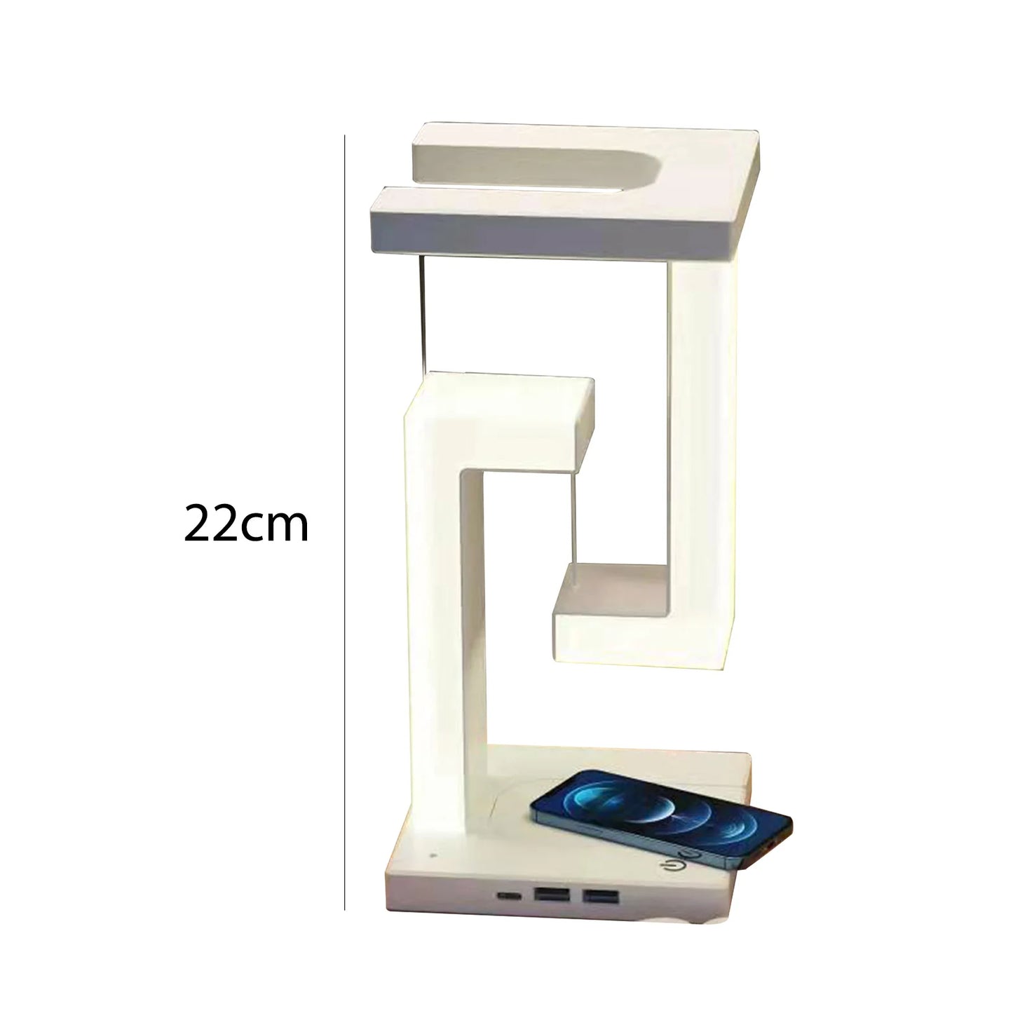 Nordic Led Bedside Study Table Lamp Reading Book Wireless Charging Desk USB Charging