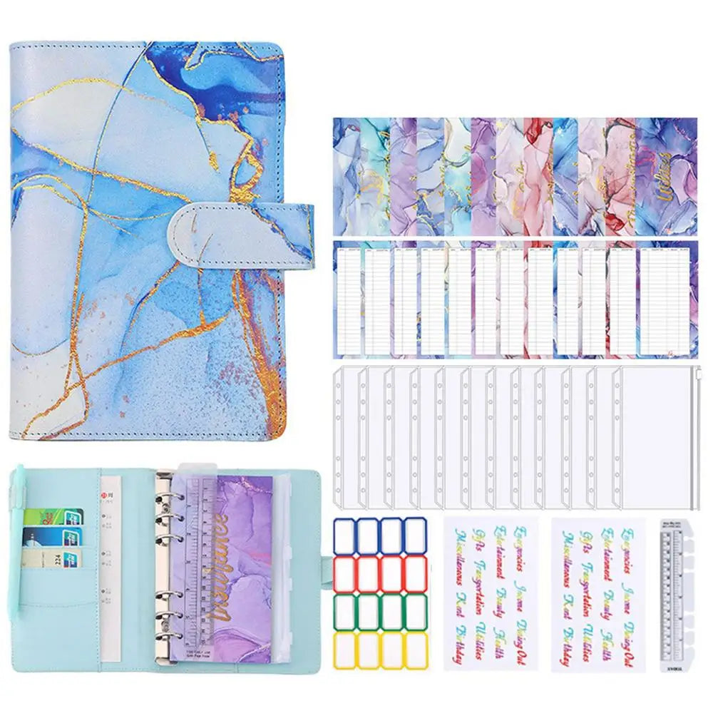 Budget Binder With Zipper Envelopes Planner Savings Binder Cash Envelopes