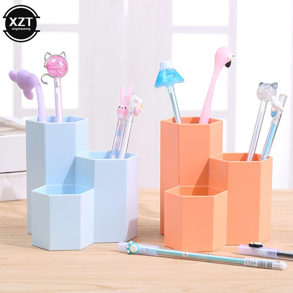 Kawaii Large Capacity Desk Pen Holder Desktop Organizer