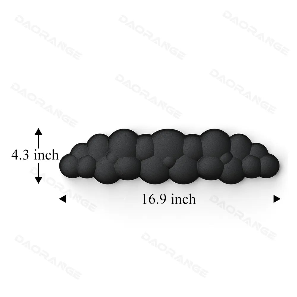 Soft Keyboard Wrist Rest Cloud Non-Slip Rubber Desk Mat Ergonomic