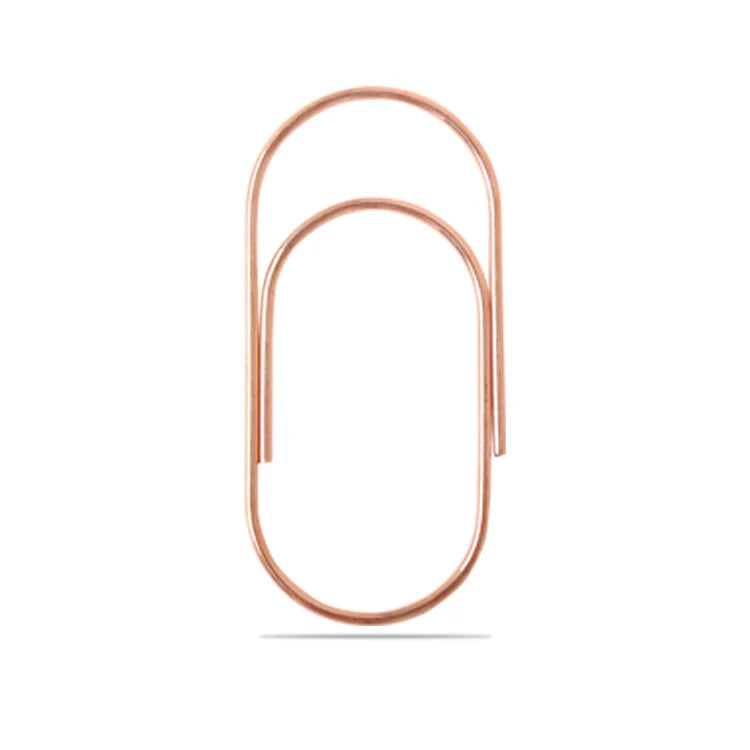 40mm Large Rose Gold, Gold Bookmark Planner Paper Clip