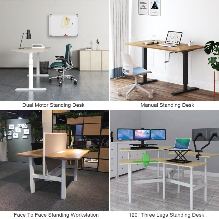 Stand Up Desk Adjustable Electric L Shape Office Desk Height Adjustable Desks